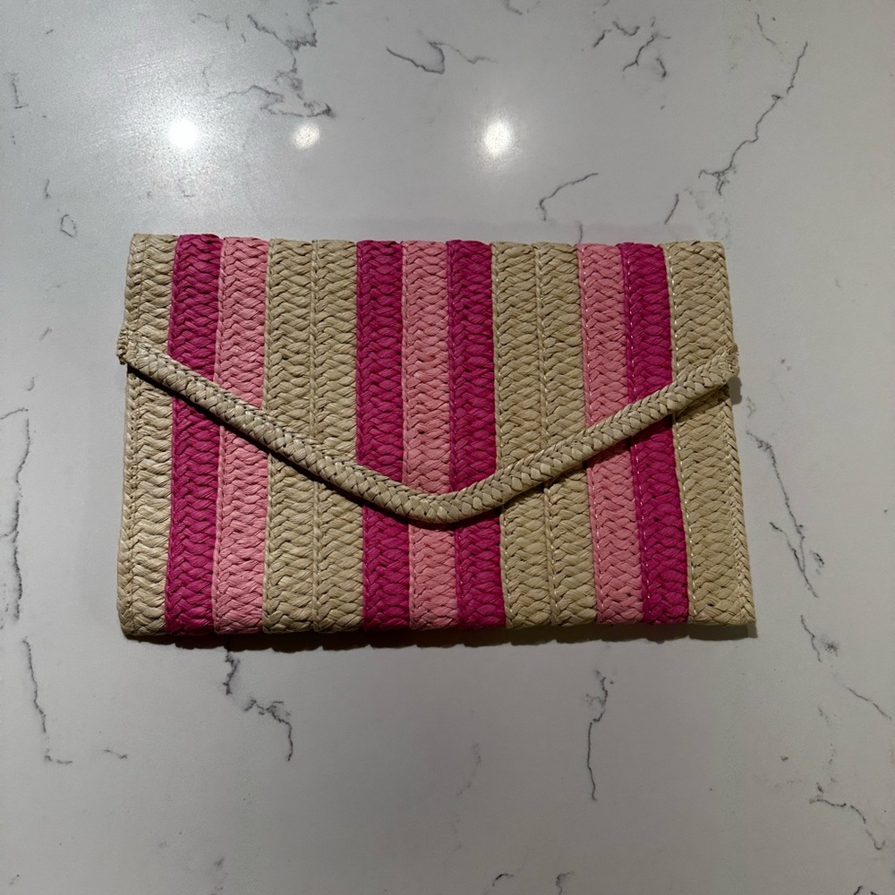 Shiraleah pink clutch new with tags